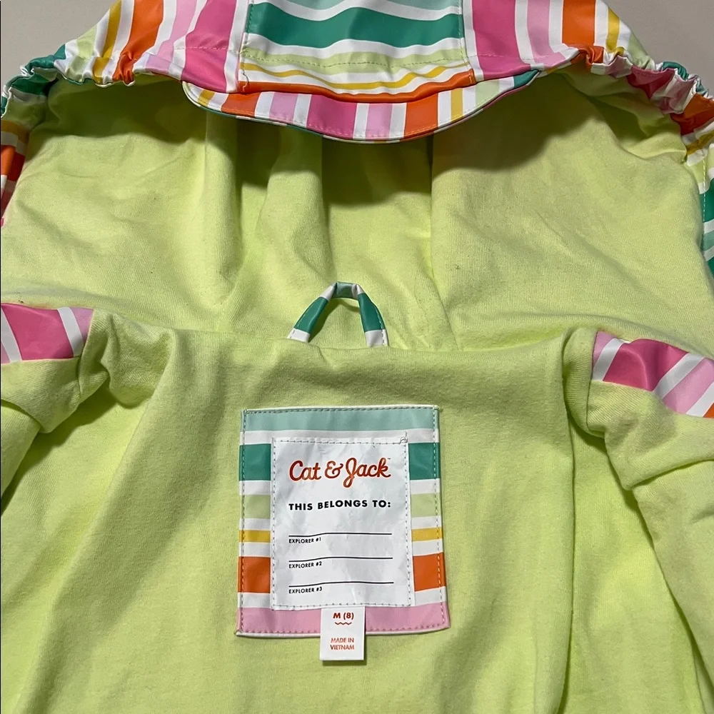 Cat‎ & Jack Multicolor Striped Raincoat